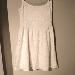 Cream Lace Dress